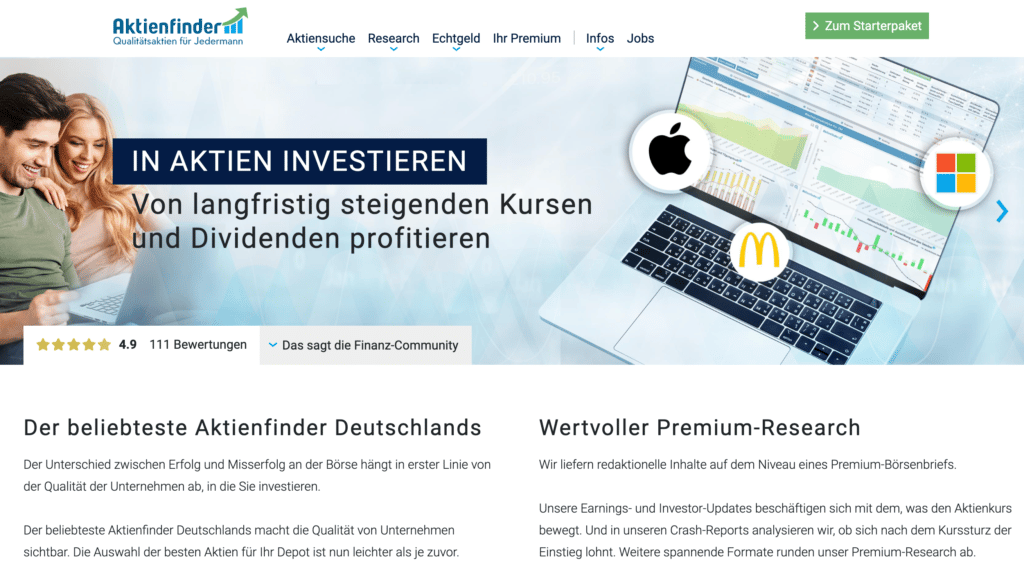 Aktienfinder im Überblick: Die passende Aktie finden