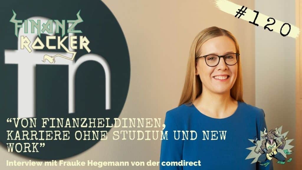 Finanzheldinnen Bild von Frauke Hegemann vor Logo